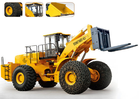लॉजिस्टिक यार्ड 199kw 42000kgs 42t फोर्कलिफ्ट लोडर
