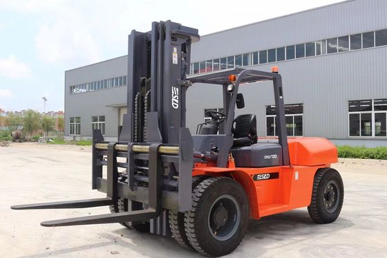 3000mm लिफ्ट ऊंचाई 10000kgs रेटेड लोड 13000mm सेवा वजन 10 टन फोर्कलिफ्ट