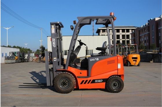 1800kgs छोटा इलेक्ट्रिक फोर्कलिफ्ट ट्रक कांटा लंबाई 1070mm . के साथ