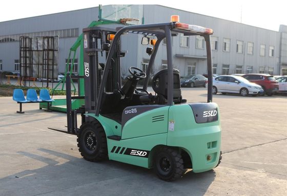 2.5T 48V एसी मोटर 3 स्टेज 4.5m इलेक्ट्रिक वेयरहाउस फोर्कलिफ्ट