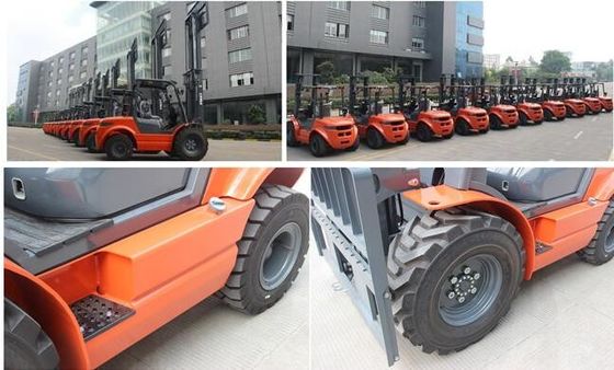 काउंटरवेट 4WD 4X4 2.5 टन 3000 मिमी किसी न किसी इलाके फोर्कलिफ्ट