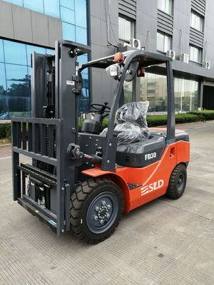 साइड शिफ्ट के साथ 3m FD30 3000kg डीजल 3 टन फोर्कलिफ्ट ट्रक