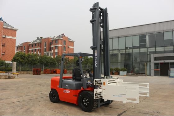 ISUZU इंजन FD40 8k 4t डीजल फोर्कलिफ्ट ट्रक बेल क्लैंप के साथ