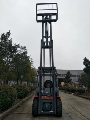 हाइड्रोलिक ट्रांसमिशन 4800mm 3 टन डीजल फोर्कलिफ्ट 3 स्टेज फुल फ्री मस्त के साथ